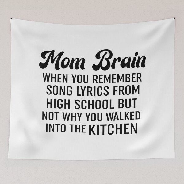 Item preview, Mom Brain designed and sold by Moeez Javed.