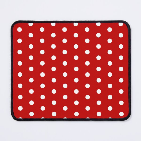 Item preview, White Polka Dots on Deep Red designed and sold by SJ Designs.