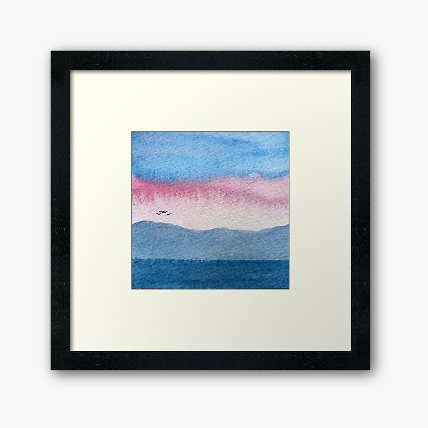 Skye Abstract 1 Framed Art Print