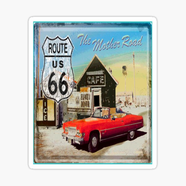 Item preview, Vintage Ad: Route 66 The Mother Road designed and sold by mturns57.