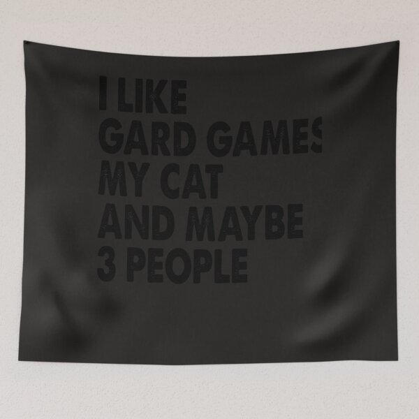 Item preview, I Like Gard games my cat and Maybe 3 designed and sold by Guillaumel2107.