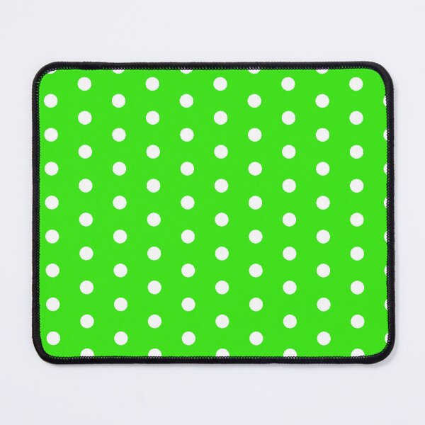 Item preview, White Polka Dots on Bright Green designed and sold by SJ Designs.
