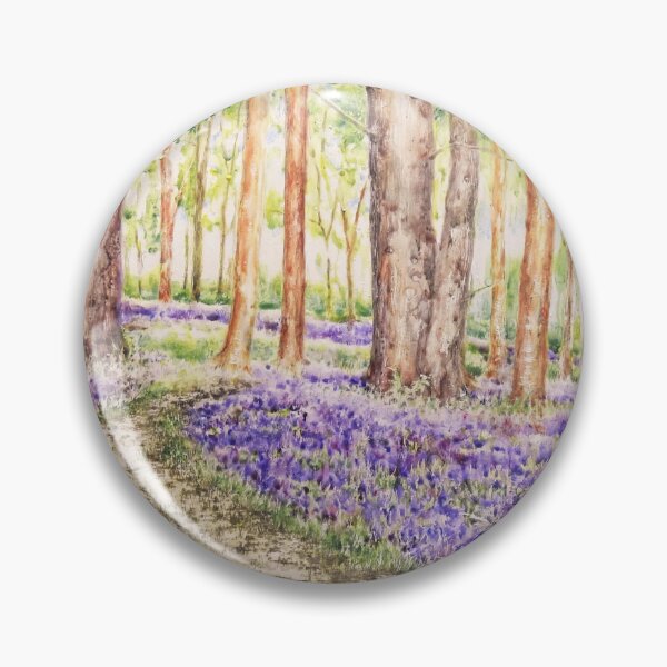 Artikelvorschau, Bluebell-Wald im Frühjahr entworfen und verkauft von Kathy Gales.