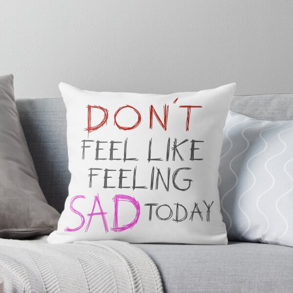 Item preview, don't feel like feeling sad today - grey - yungblud designed and sold by Simplequeen.