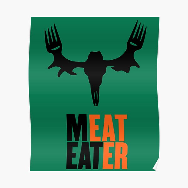 " Gray Meat Eater Logo " Poster for Sale by Coisas4u Redbubble
