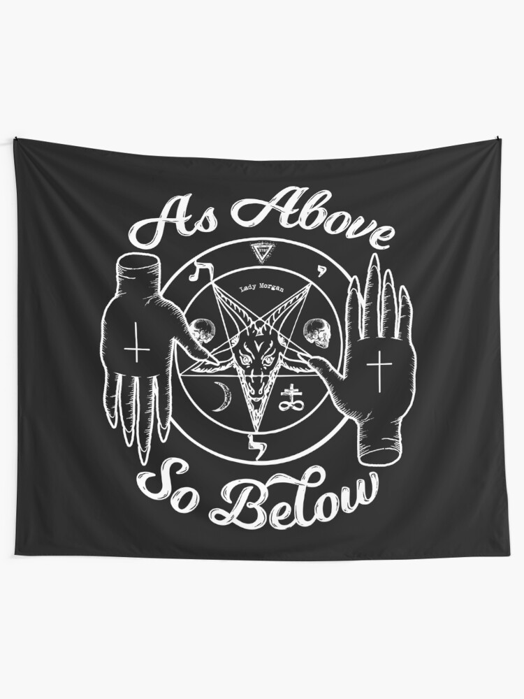 Alternate view of As Above So Below Tapestry