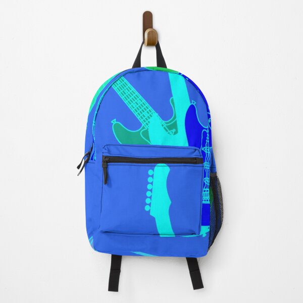 Item preview, Guitars in blue and green designed and sold by VeganGuitarizm.