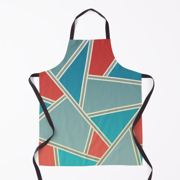 Item preview, Turquoise Stained Glass Geometric Pattern designed and sold by MinEkkoArt.