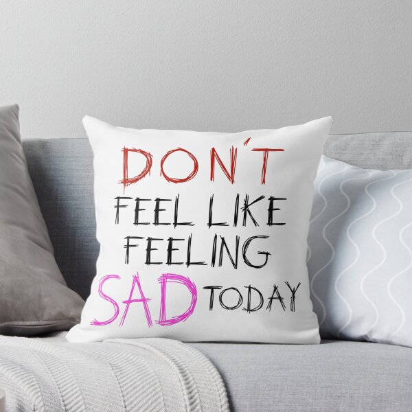 Item preview, don't feel like feeling sad today - black - yungblud designed and sold by Simplequeen.