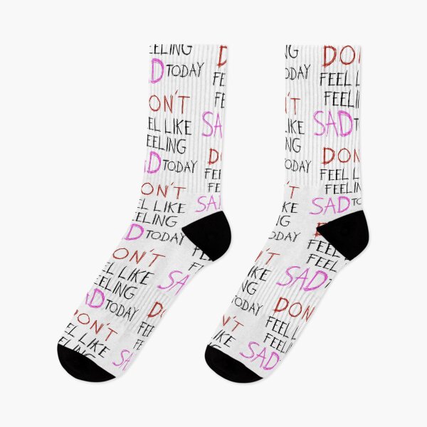 Item preview, don't feel like feeling sad today - black - yungblud designed and sold by Simplequeen.