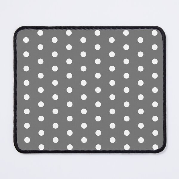 Item preview, White Polka Dots on Dark Grey designed and sold by SJ Designs.