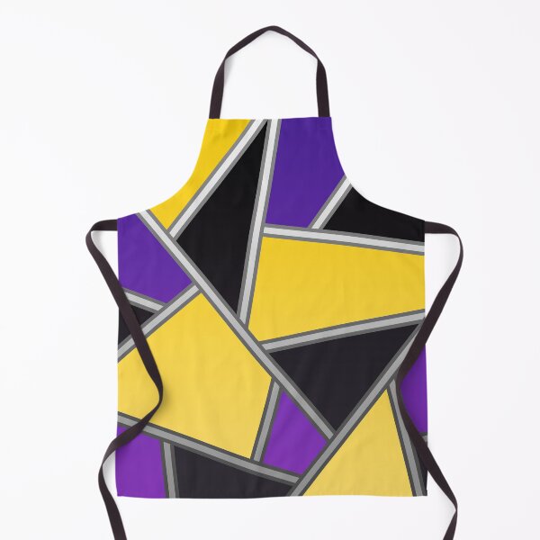Item preview, Yellow stained glass geometric pattern designed and sold by MinEkkoArt.