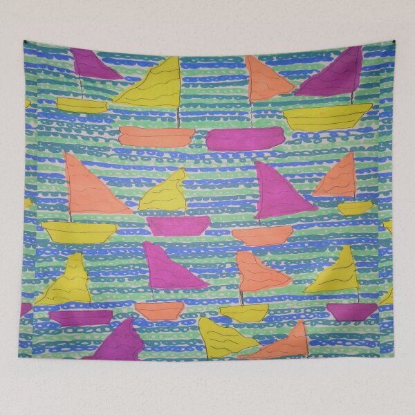 Item preview, Sailboats on the Water designed and sold by DanielleGensler.