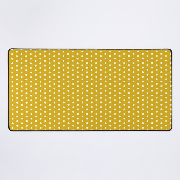 Item preview, White Polka Dots on Mustard Yellow designed and sold by SJ Designs.