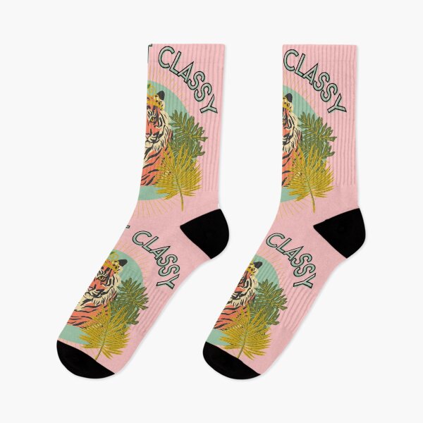 Item preview, Wild but classy Tiger with crown and tropical leaves designed and sold by DemonicGloom.