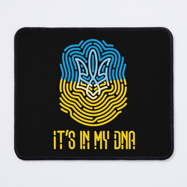 Item preview, It's In My DNA Ukraine Ukrainian Coat of arms Support Ukraine Flag designed and sold by lxmag.