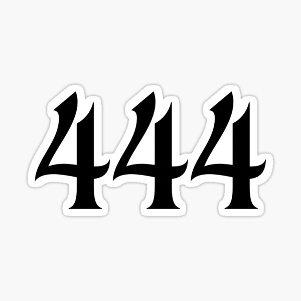 444 - Protection Angel Number Sticker for Sale by avaandcalcreate |  Redbubble
