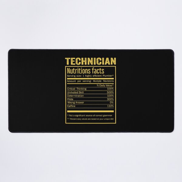 Item preview, Technician birthday Gifts Shirt,Cool Technician Funny Nutrition Facts Mens Womens Christmas Fathers Days Gift, Technician Nutrition Facts designed and sold by xlnv.