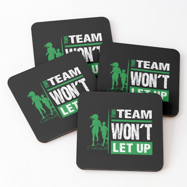 Item preview, This team won't let up for mom with daughter running motivation designed and sold by TheLuckyShirts.