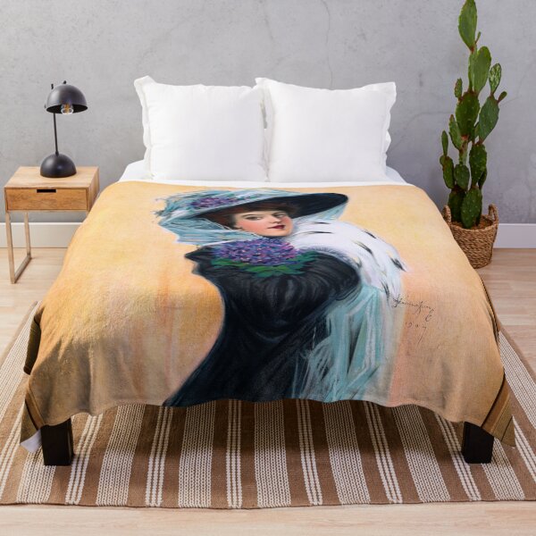 Item preview, Violet by Hamilton King Remastered Vintage Retro Xzendor7 Art Reproductions designed and sold by Xzendor7 Digital Art Creations.