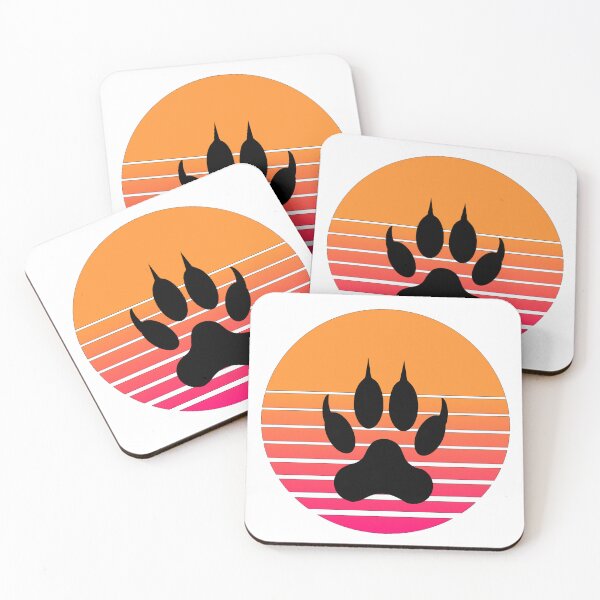 Item preview, Tiger Paw in vintage sunset designed and sold by Sunset Design.