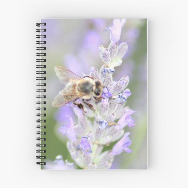 Item preview, Honey Bee Close Up On Lavender Nature Photography designed and sold by taiche.