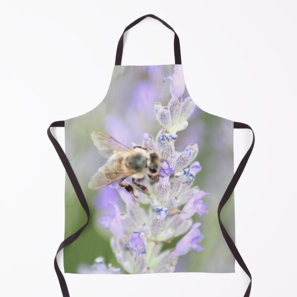 Item preview, Honey Bee Close Up On Lavender Nature Photography designed and sold by taiche.