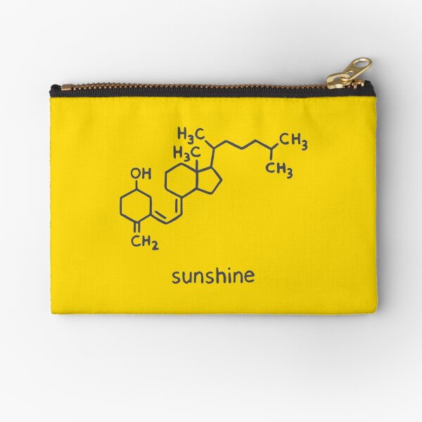 Sunshine Molecule Chemistry Zipper Pouch