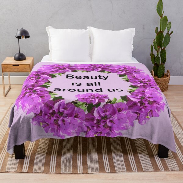 Item preview, Beauty is all around us - Bougainvillea Flower pink designed and sold by LargeShop.