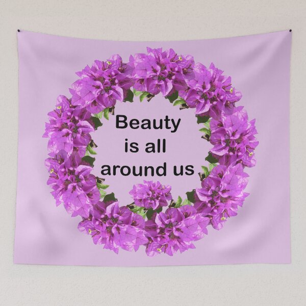 Item preview, Beauty is all around us - Bougainvillea Flower pink designed and sold by LargeShop.