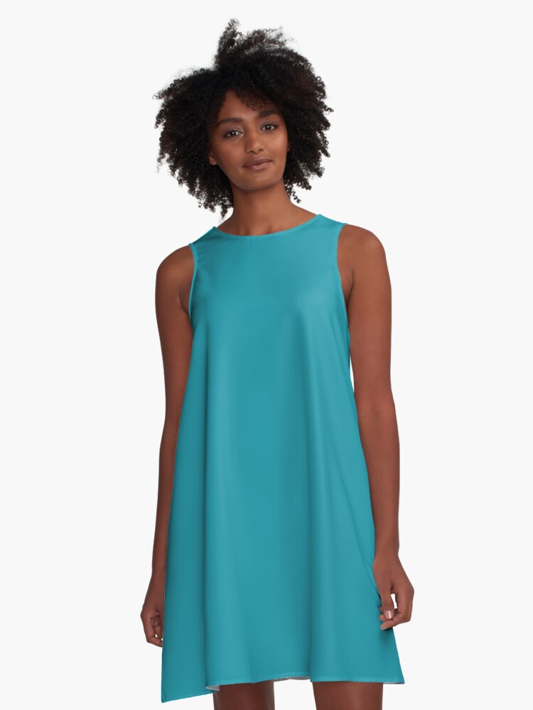 Turquoise shop color dress