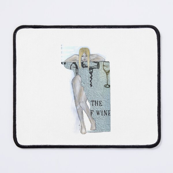 Item preview, The F Wine, - girl covered by wall, cover girl designed and sold by Jules Smith.
