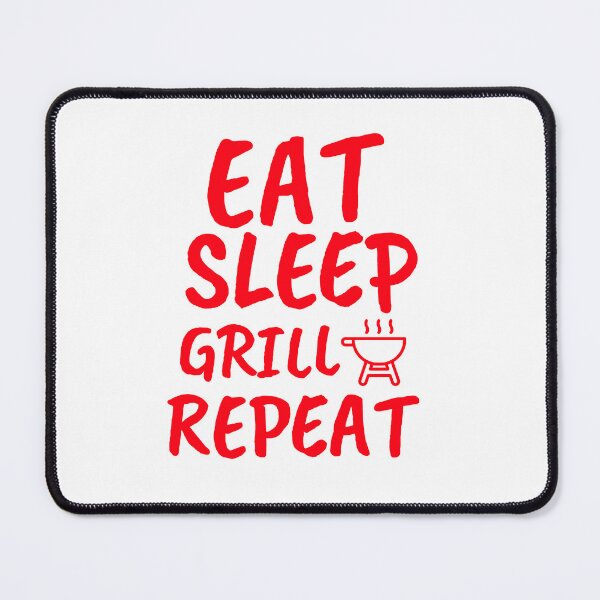 Item preview, Eat Sleep Grill Repeat Funny Essential Summer Cook Out designed and sold by Zuuag.