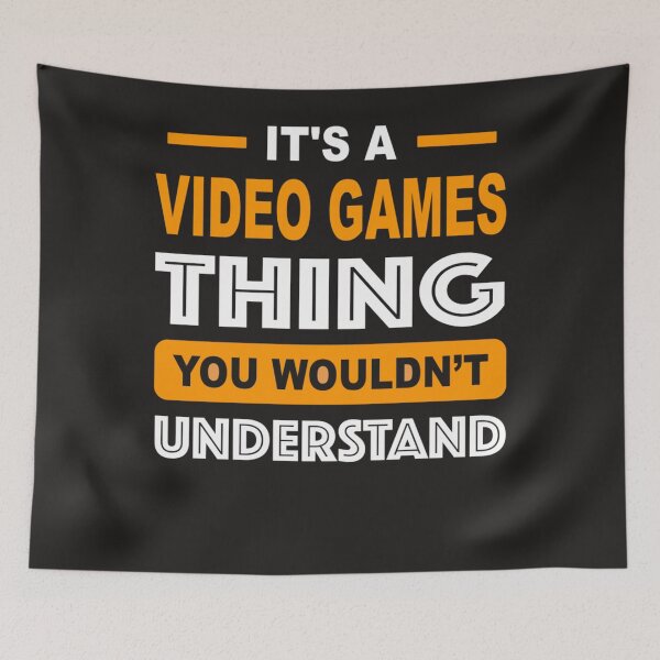 Item preview, It&x27;s A Video Games Thing designed and sold by Guillaumel2107.