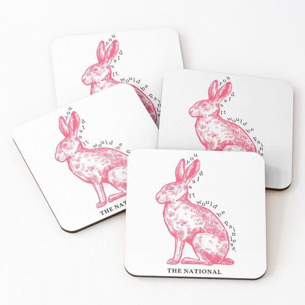Item preview, you said it would be painless.  The National, _quot_Pink Rabbits_quot_    designed and sold by OrdyBazzar.