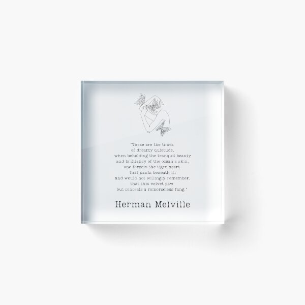 Item preview, "Dreamy quietude" - Herman Melville designed and sold by BookberryGarden.