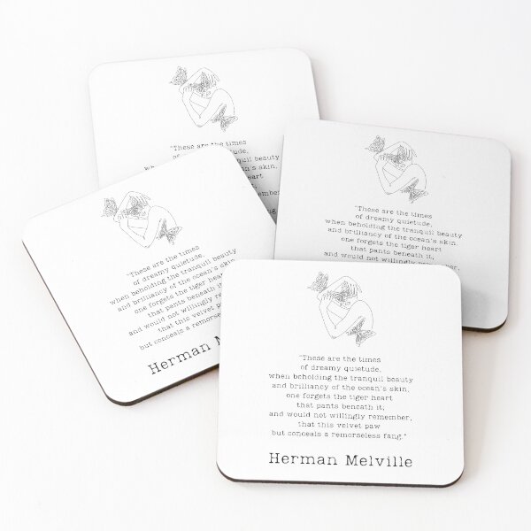 Item preview, "Dreamy quietude" - Herman Melville designed and sold by BookberryGarden.