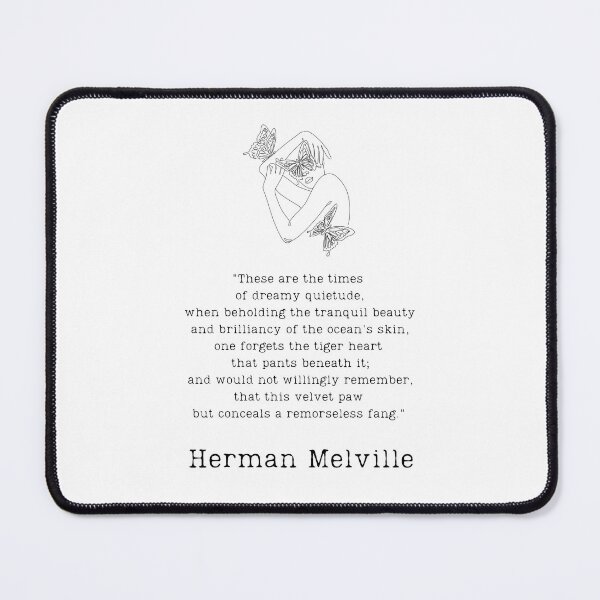 Item preview, "Dreamy quietude" - Herman Melville designed and sold by BookberryGarden.