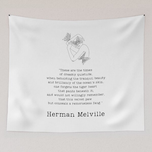 Item preview, "Dreamy quietude" - Herman Melville designed and sold by BookberryGarden.