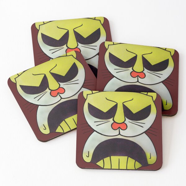 Item preview, Weird Cat Demon, cute, Occult Retro Surrealism designed and sold by MoreMachine.