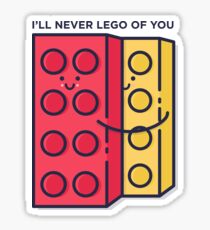 Never Lego Sticker