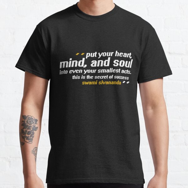 Sivananda Yoga T-shirt. Peace, Love, Yoga Long Sleeves - Sivananda