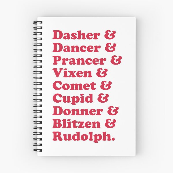 Item preview, Reindeer Names Christmas Quote  designed and sold by quarantine81.