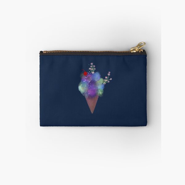Item preview, Galaxy Floral Ice Cream Cone designed and sold by katieladybug3.