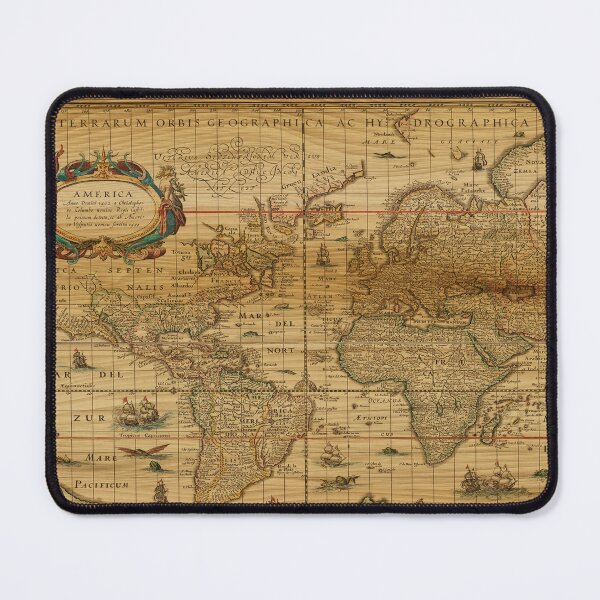 Item preview, Vintage Retro World Map designed and sold by ThisIsMugLife.