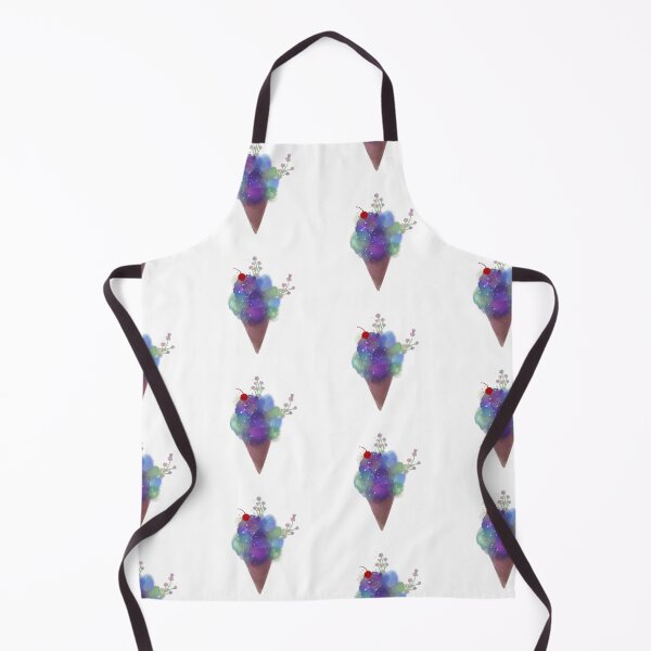 Item preview, Galaxy Floral Ice Cream Cone designed and sold by katieladybug3.