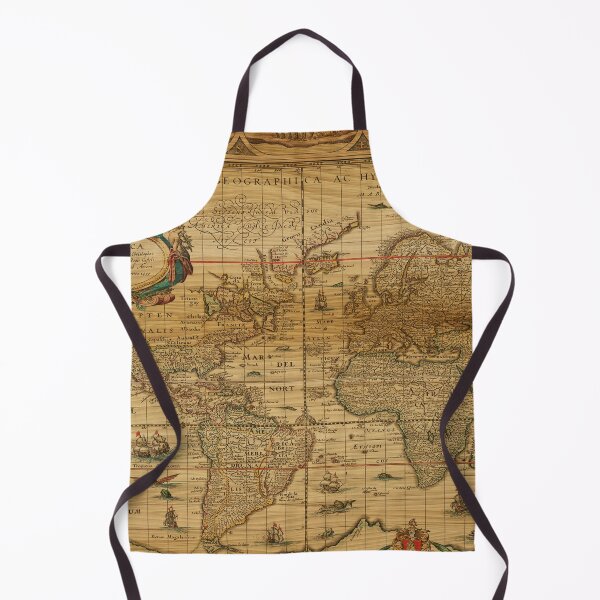 Item preview, Vintage Retro World Map designed and sold by ThisIsMugLife.