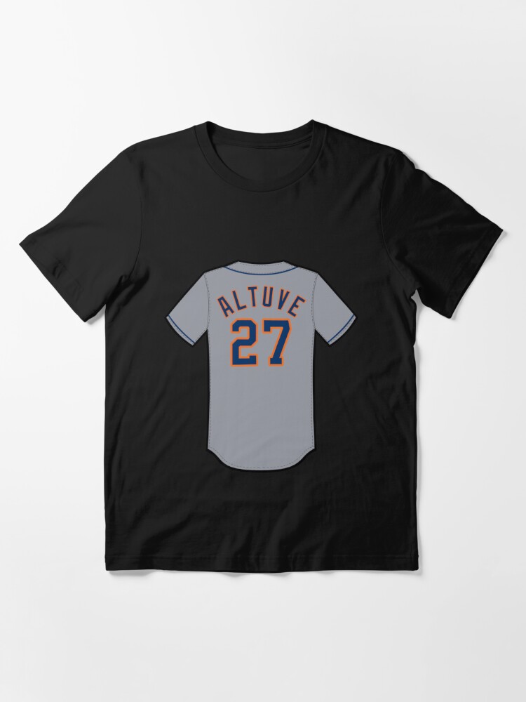  Jose Altuve 3/4 Sleeve T-Shirt (Baseball Tee, X-Small