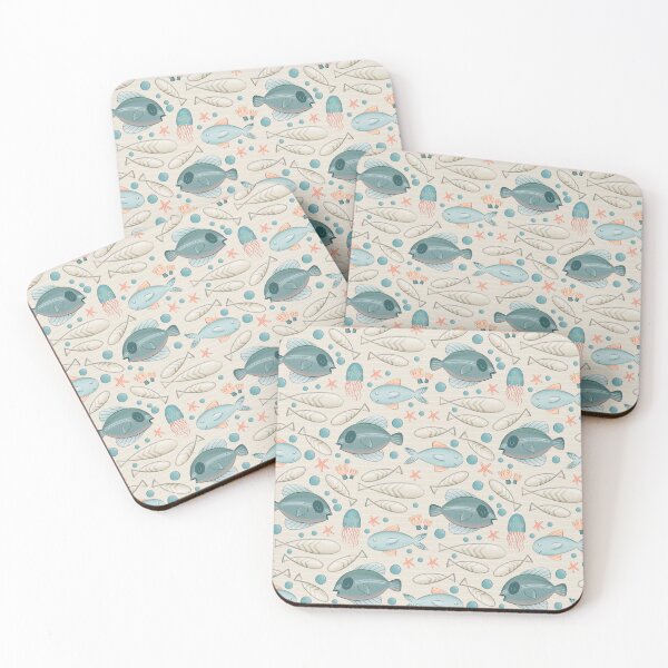 Item preview, Fish Art with Jellyfish and Stars designed and sold by SixelaDesign.