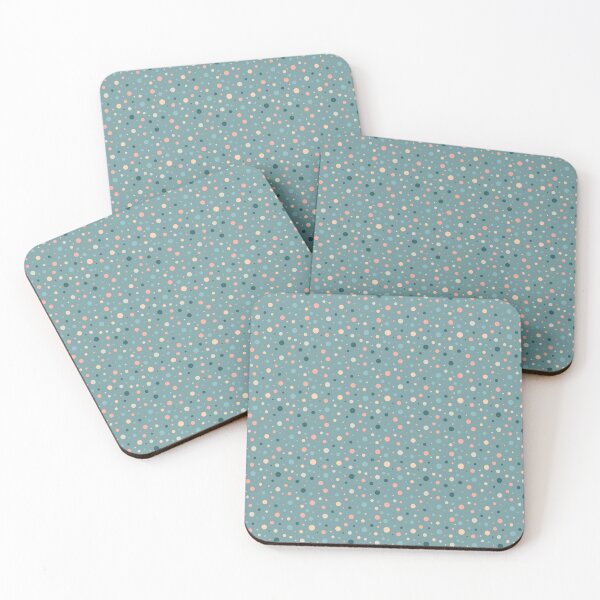 Item preview, Aqua Dots Pattern with Pink and Yellow designed and sold by SixelaDesign.